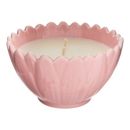 Bougie parfumée Fleur de Rose 200g rose