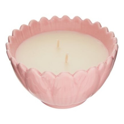 Bougie parfumée Fleur de Rose 200g rose