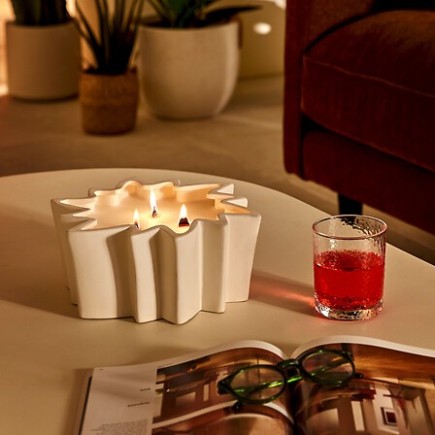 Bougie parfumée Sienna 850 g pot céramique vanille