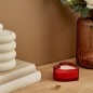 Bougie parfumée Love 95g pot verre coeur