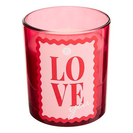 Bougie parfumée Love 190g pot verre
