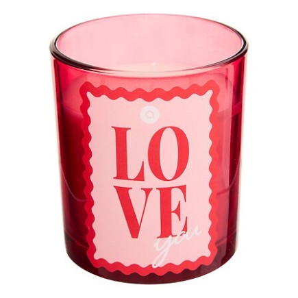Bougie parfumée Love 190g pot verre