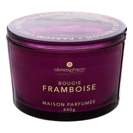 Bougie parfumée Glowy 440g framboise