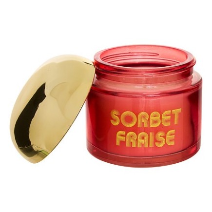 Bougie parfumée Sorbet Fraise 50g pot verre