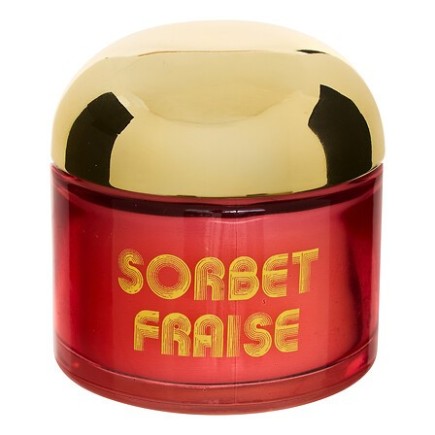 Bougie parfumée Sorbet Fraise 50g pot verre