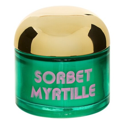 Bougie parfumée Sorbet Myrtille 50g pot verre