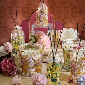 Bougie parfumée Ilan 820g pot verre ambre