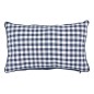 Coussin Groove 30x50cm vichy bleu