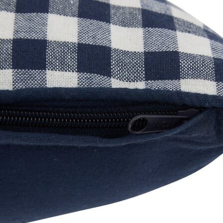 Coussin Groove 30x50cm vichy bleu