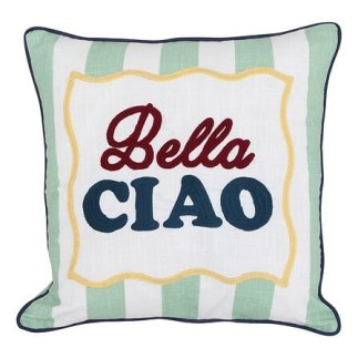 Coussin Della 40x40cm rayé Bella Ciao