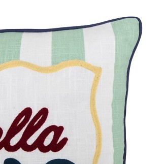 Coussin Della 40x40cm rayé Bella Ciao
