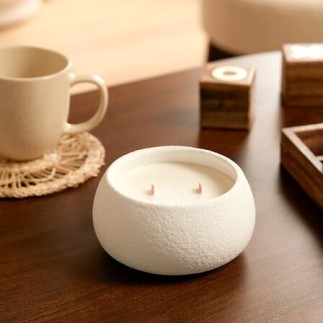 Bougie parfumée ciment patchouli