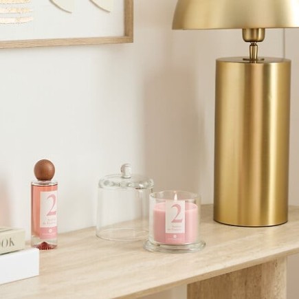 Bougie parfumée Numia 240g cloche verre fraise