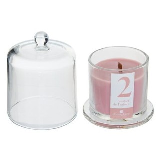 Bougie parfumée Numia 240g cloche verre fraise