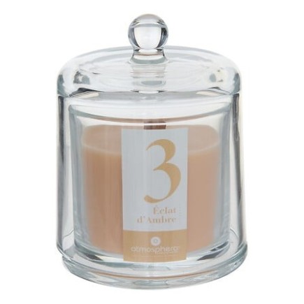 Bougie parfumée Numia 240g cloche verre ambre
