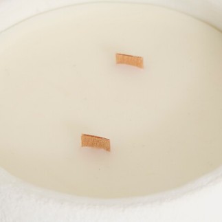 Bougie parfumée Wonj 464 g pot ciment patchouli