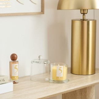 Bougie parfumée Numia 240g cloche verre vanille
