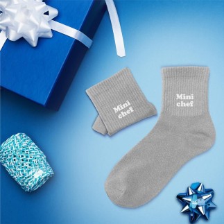 Chaussettes enfant mini chef 3-6ans garcon