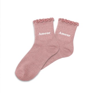 Chaussettes paillettes enfant amour 6-10ans fille