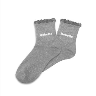 Chaussettes paillettes enfant rebelle 6-10ans fille