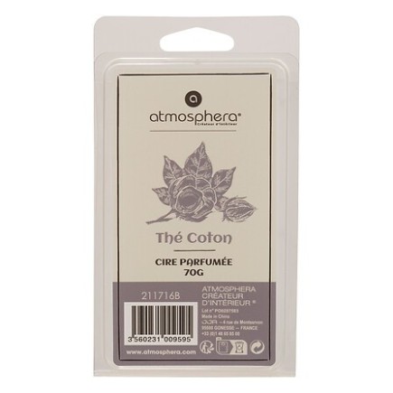 Cire parfumée Laura 70 g thé coton