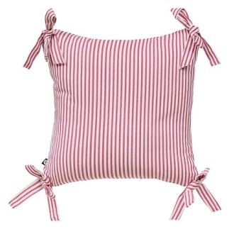Coussin Fleur de Rose 40 x 40 cm rayé rose