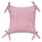 Coussin Fleur de Rose 40 x 40 cm rayé rose