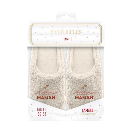 PANTOUFLES "MAMAN" 39-41