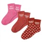 Coffret Trio Chaussettes Paillettes Maman