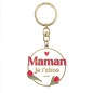 Porte Cles Metal Maman Je T Aime