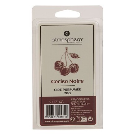 Cire parfumée Laura 70 g cerise noire