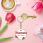 Porte Cles Metal Maman Je T Aime