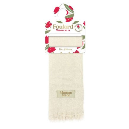 Foulard A Paillettes Maman En Or