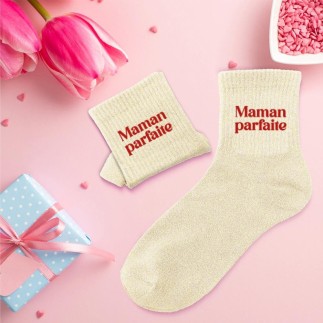 Chaussettes Paillettes Maman Parfaite