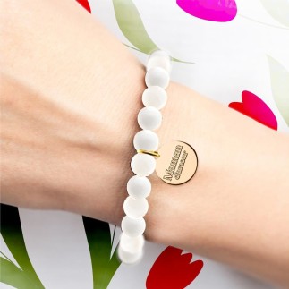 Bracelets Pierre Medaillon Maman