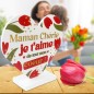 Plaque A Poser Coeur Maman Cherie