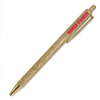 Stylo A Paillettes Maman D'Amour
