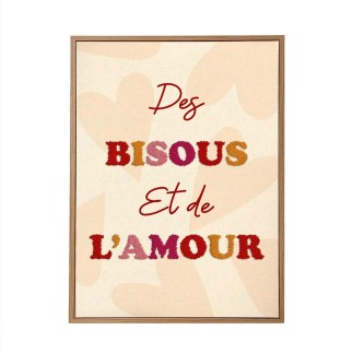 Toile Tuftee Des Bisous Et De L'Amour