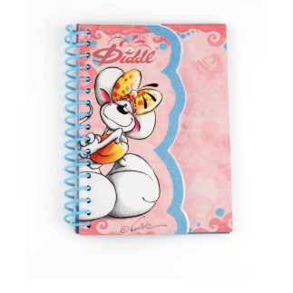 Carnet forme A6 Diddlina Rose