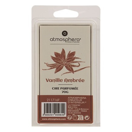 Cire parfumée Laura 70 g vanille ambrée