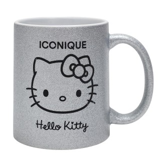 MUG PAILLETTE HELLO KITTY 30CL ICONIQUE