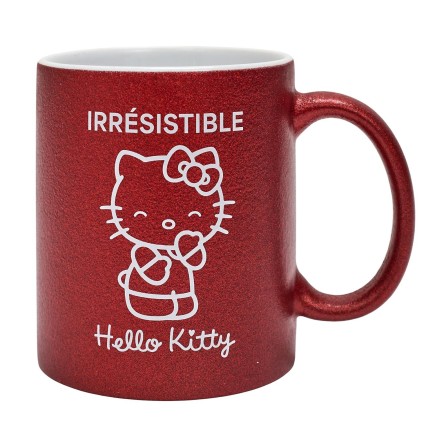 MUG PAILLETTE HELLO KITTY 30CL IRRESISTIBLE