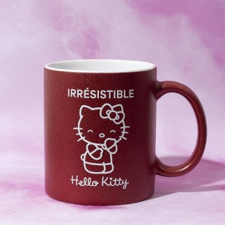 MUG PAILLETTE HELLO KITTY 30CL IRRESISTIBLE