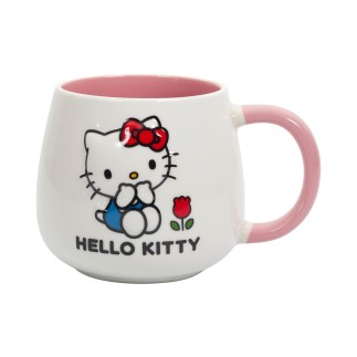MUG RELIEF HELLO KITTY 40CL ROSE