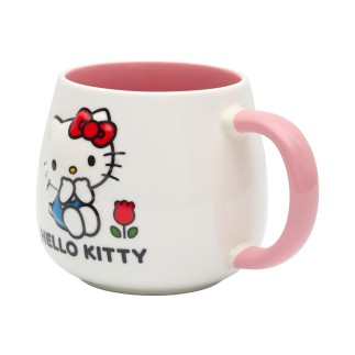 MUG RELIEF HELLO KITTY 40CL ROSE
