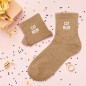 Chaussettes paillettes cat mum