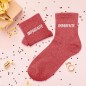 Chaussettes paillettes imparfaite