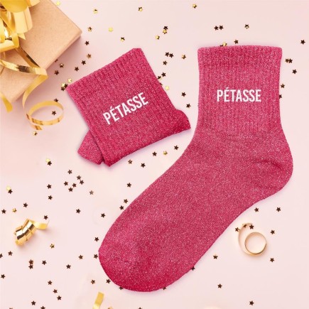 Chaussettes paillettes petasse