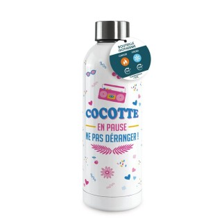 Gourde Isotherme Large Cocotte En Pause Ne Pas Deranger