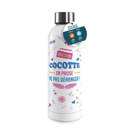 Gourde Isotherme Large Cocotte En Pause Ne Pas Deranger